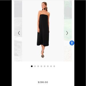 Tuckernuck black strapless dress